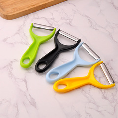 Factory direct supply of stainless steel hardened blade peeling knife, melon and fruit peeler, kitchen potato plane wholesale