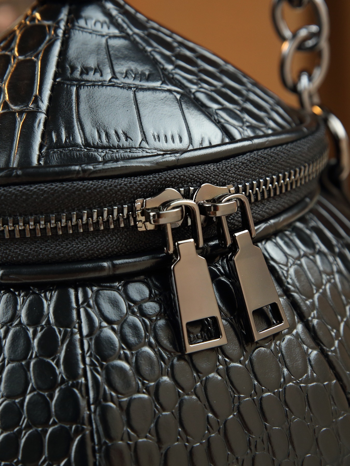 Quirky Crocodile Pattern Shoulder Bag Novelty Teapot Shaped Handbag_voghion.com