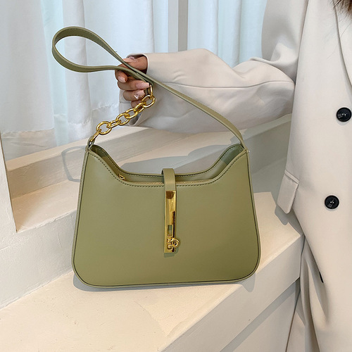 French-style niche bags for women,  new versatile quality trendy silk scarf underarm bag, fashionable simple handbag for women