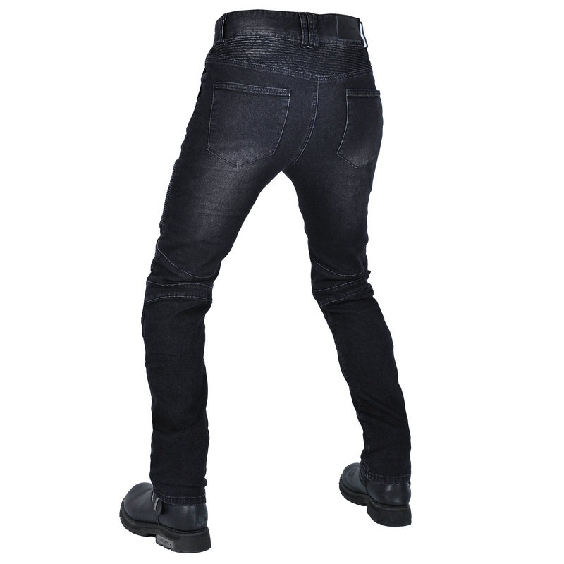 Loong biker motocicleta jeans retro casual motocicleta pantalones estiramiento hombres y mujeres pantalones de montar a prueba de caídas