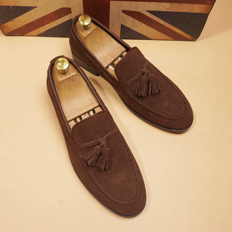 Весенние новые мужские английские кожаные матовые дышащие, ретроспингеры для волос