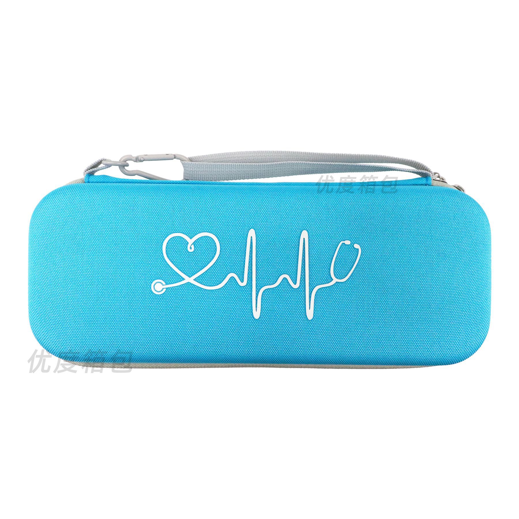 Bolsa de estetoscopio portátil estetoscopio multifunción eva bolsa de almacenamiento caja de almacenamiento de carcasa dura bolsa de almacenamiento de estetoscopio