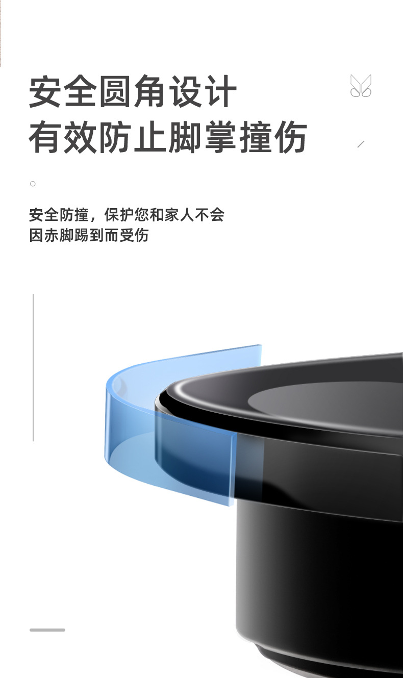 Household USB Charging Digital Scale 30*30cm Large Platform Thickened Tempered Glass Accurate Adult Weight Scale