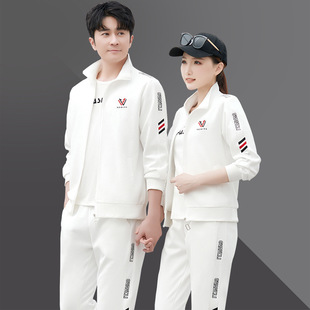 Sports suit men's 2024 spring and autumn fashion couple sportswear men's and women's loose casual jacket women's sweater