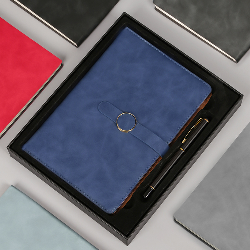 Cuaderno de negocios personalizado imprimible cuero cuaderno de escritorio cuaderno de cuero cuaderno A5 cuaderno creativo al por mayor