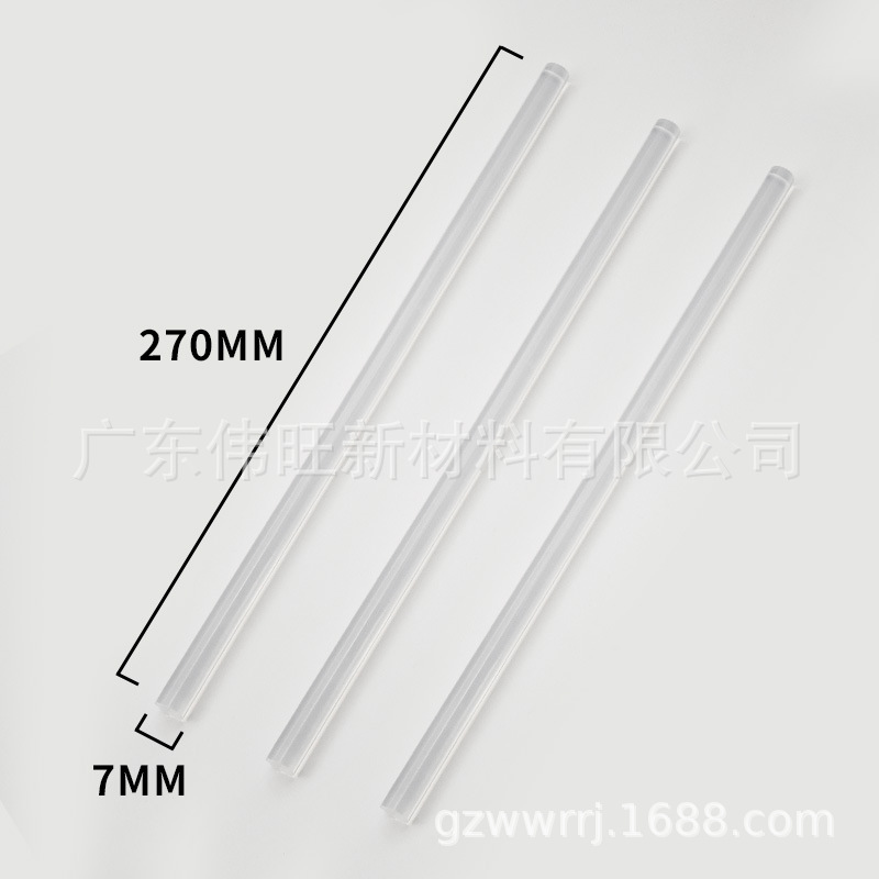 7mm pistola de fusión en caliente transparente varilla adhesiva 11mm mano barra adhesiva de alta viscosidad varilla adhesiva de fusión en caliente