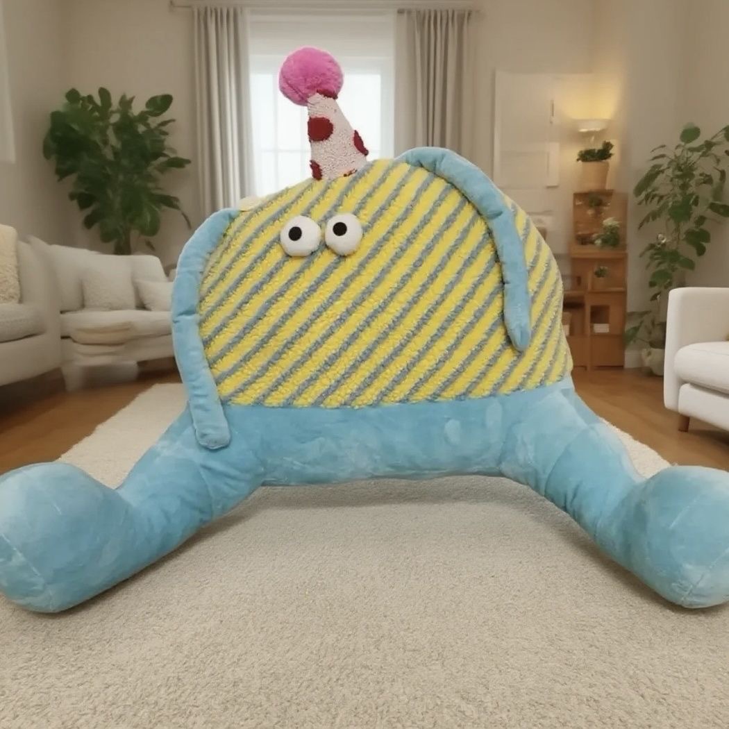 Dopamine Bigfoot Monster Car Headrest Comfortable Lumbar Support Office Lumbar Support Home Sofa Headrest Lumbar Support Cute