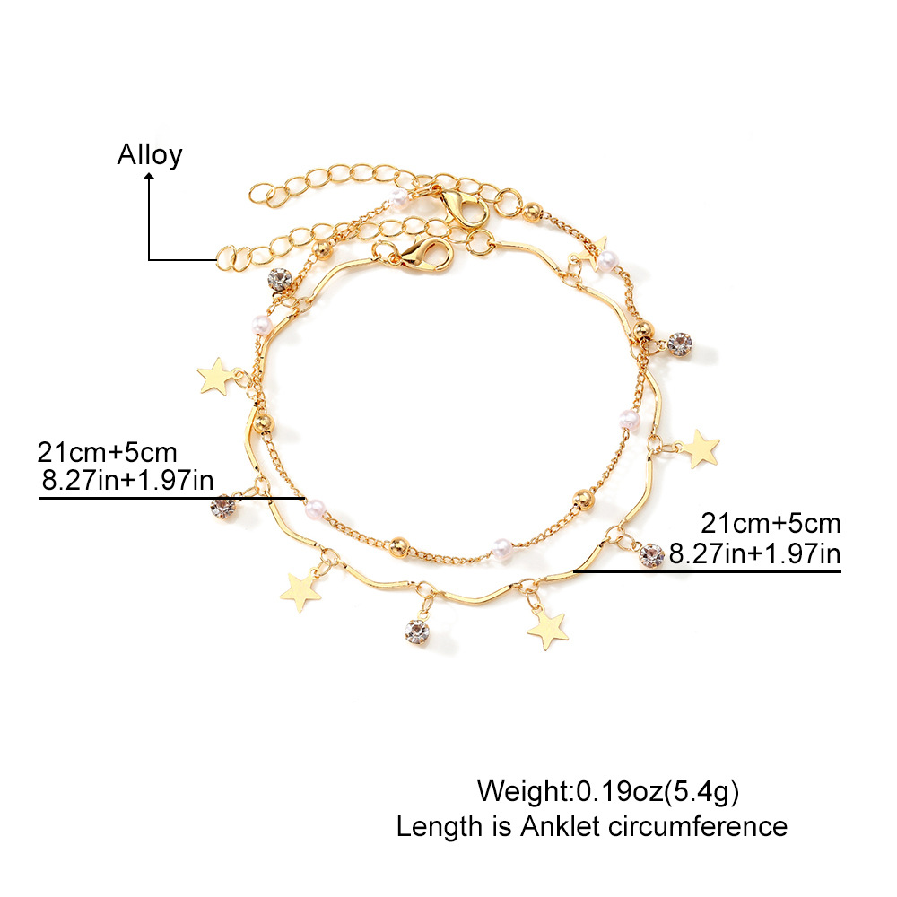 Star Ankle Chain 4