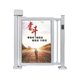 Electric advertising fence small door pedestrian access gate residential household face recognition card fingerprint access control system