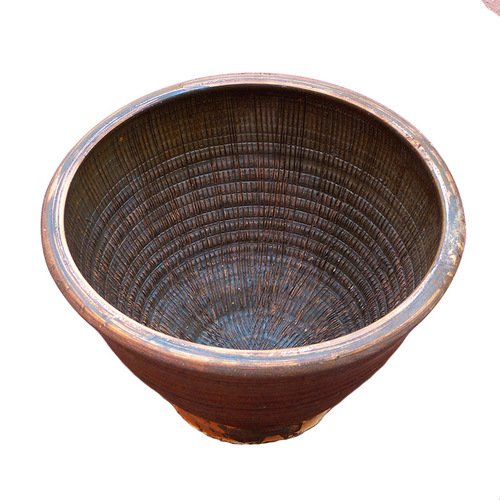 Extra large old-fashioned tea bowl, extra large tea bowl, household garlic pounder, pepper pounder, rice paste, traditional household grinder