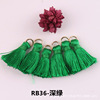 Earrings with tassels, accessory, 2cm, polyester, wholesale