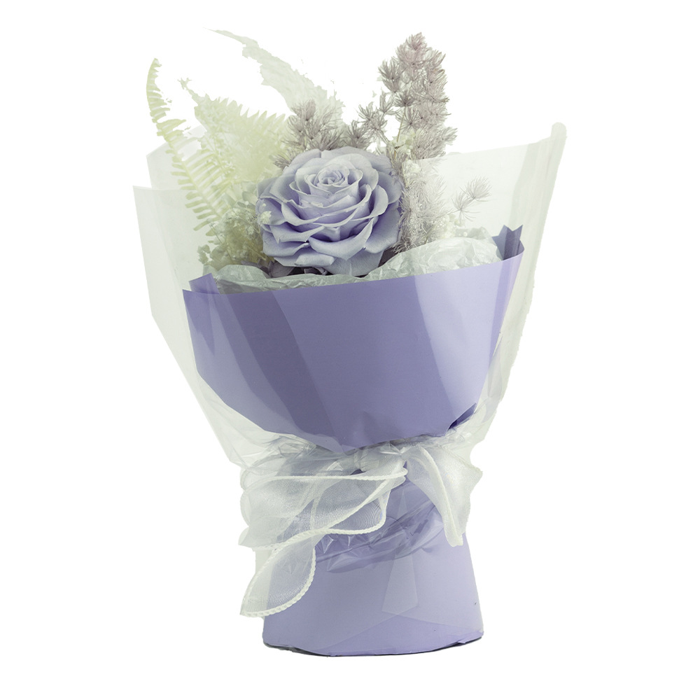 Ramo de rosas eternas de Yunnan, producto terminado, decoración, regalo de San Valentín para novia, regalo de flores reales, ramo eterno creativo