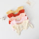 Korean version of gauze cotton baby cotton 6 layer yarn saliva towel cute rabbit bear ears bib anti-spitting bib class A