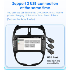 Cross border products suitable for Peugeot 206 Android large screen car MP5 reversing image navigation GPS all-in-one machine