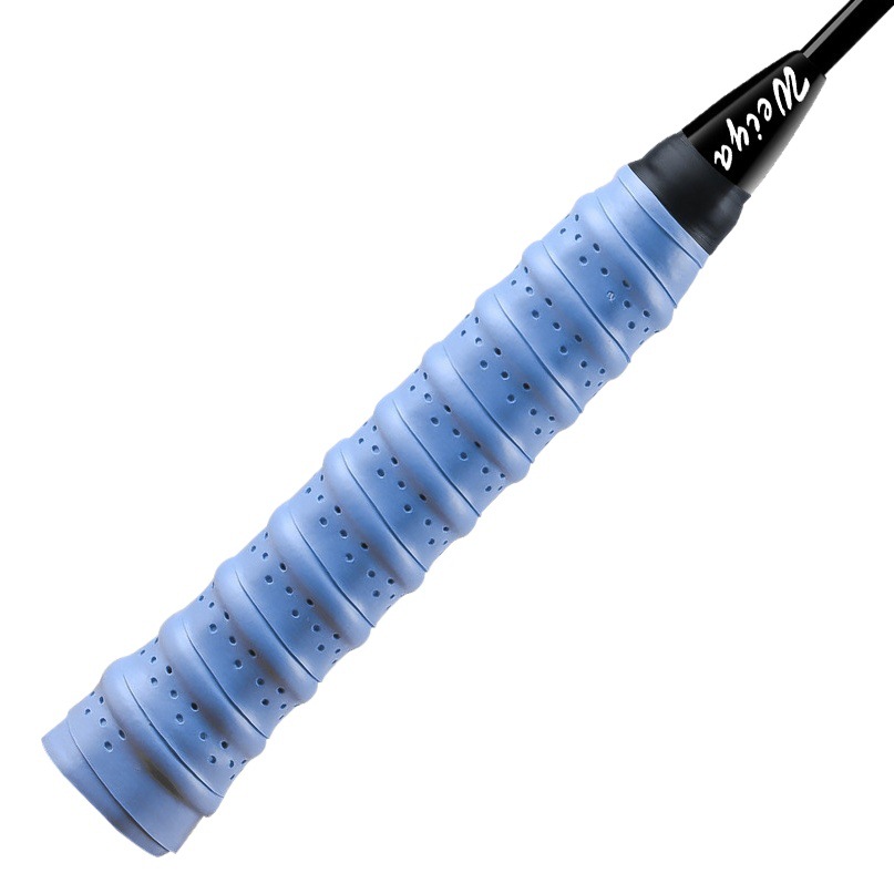 Cross-Border Badminton Racket Handle Grip Tape with Perforations, Non-Slip, Wear-Resistant, Breathable, Sticky, and Sweat-Absorbing for Fishing Rod Handles