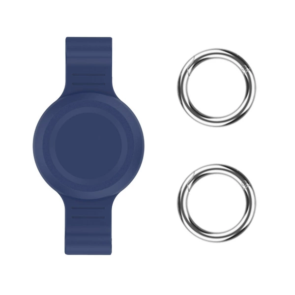 Noon blue*2 large round buttons
