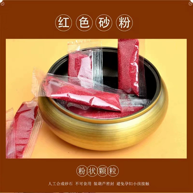 Заводской оптовый товар Yiwu Senshe имитация Красная песчаная сумка брелок аксессуары Красный песок порошок крупа Красный песок мелкий порошок