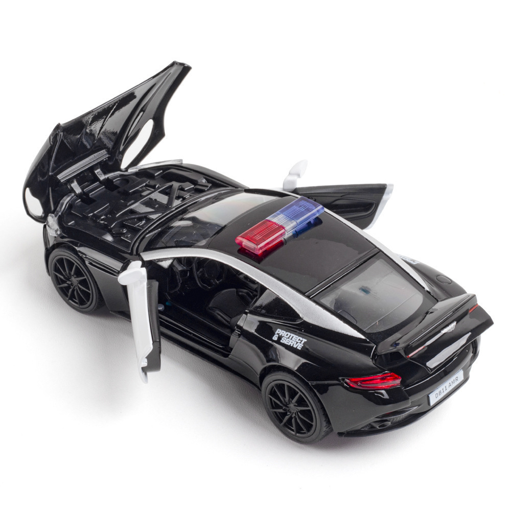 Ma Keyao Modelo de coche de aleación 1:32 Toro Demon King McLaren Coche de policía Respaldado de luz y sonido Niño Coche de juguete Regalo al por mayor