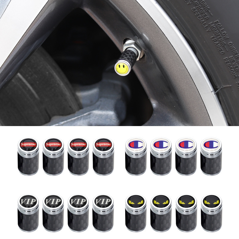 Tapa de Válvula de Neumático de Aluminio Antirrobo Decorativo para Neumáticos de Automóviles