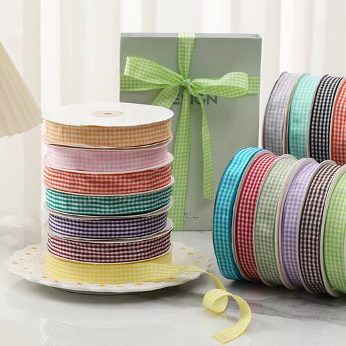 Garden Style Subtle Ribbon Bow Packaging Satin Ribbon Handmade DIY Hair Accessories Weaving Ribbon Fresh Flowers Gift Box Ribbon Wholesale