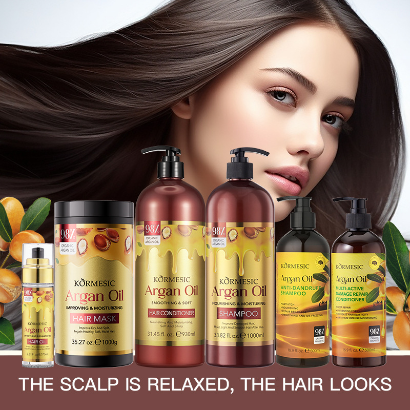 KORMESIC aceite de ginger champú champú conjunto de cuidado del cabello aceite esencial al por mayor fábrica de comercio exterior transfronterizo