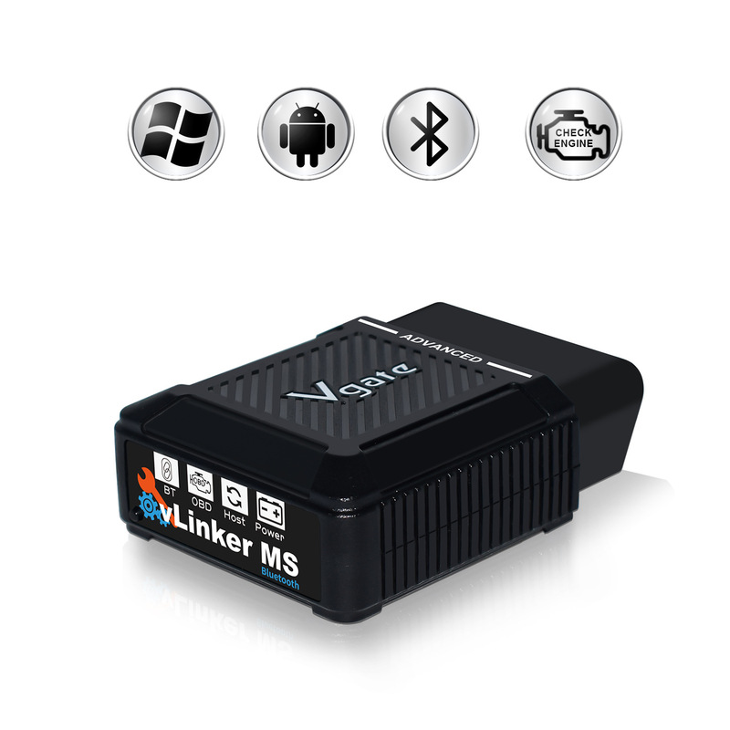 Vgate vLinker MS Bluetooth support 12V or 24V Apple MFI certification Vgate vLinker MS Bluetooth support 12V or 24V Apple MFI certification