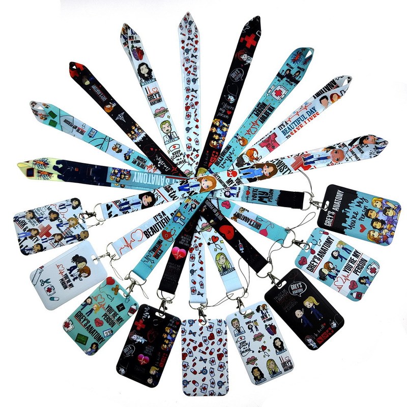 Grey's Anatomy Grey's Anatomy Mobile Phone Lanyard, Badge Holder Lanyard, Neck Lanyard, Cross-Border Hot Selling Grey's Anatomy Grey's Anatomy Mobile Phone Lanyard, Badge Holder Lanyard, Neck Lanyard, Cross-Border Hot Selling