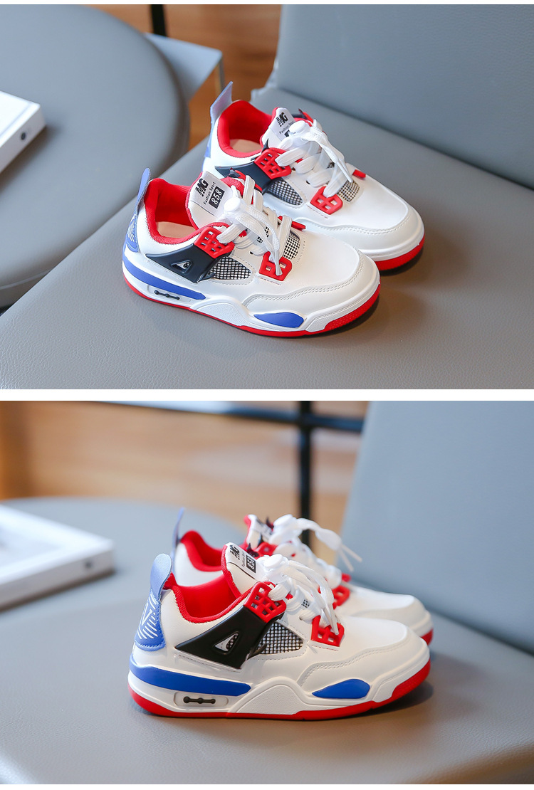 Sport 2023 Herbst Neue Koreanische Ausgabe kinder Laufschuhe Leder Modische Mittlere und Große Jungen_voghion.com