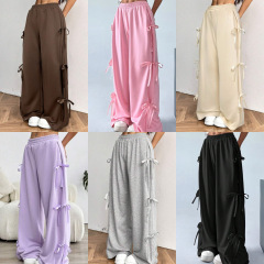 Ladies cargo jeans女士运动裤现货批发jogging pants wholesale
