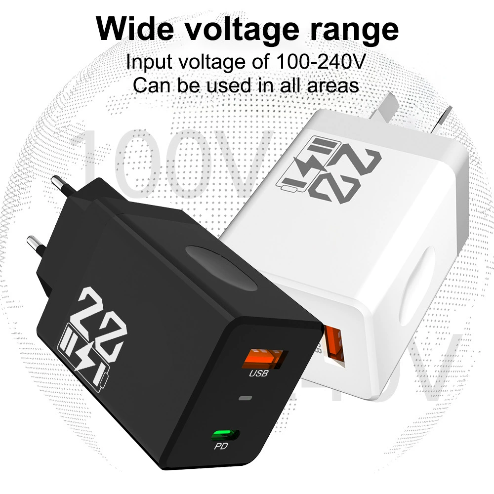 Зарядное устройство для мобильного телефона с двумя USB 2.4A, внешний вид батареи, стандарты США/Европа/Корея/Великобритания, дорожное зарядное устройство