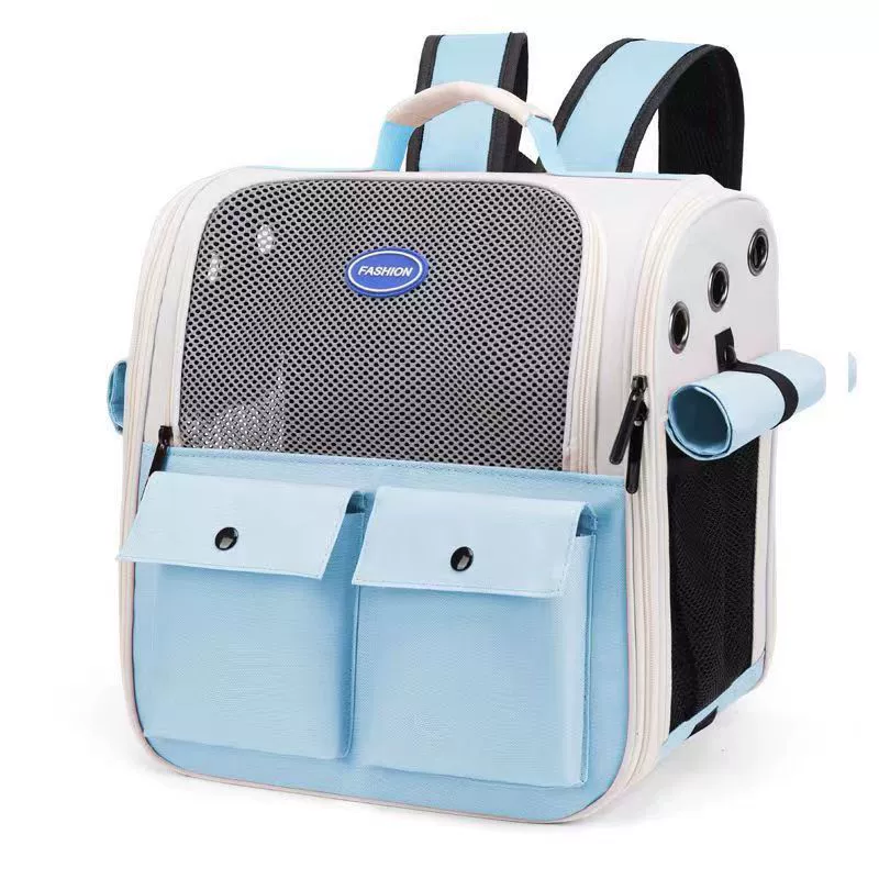 Сумка для кошек, портативный рюкзак для домашних животных, рюкзак, четырехсезонная универсальная антистрессовая портативная дышащая сумка для кошек