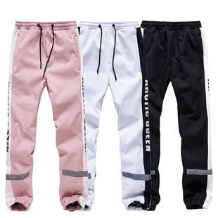 New Style Ski Pants Women Men's Winter Outdoor Couple Ski Pants Warm Thickened Strap Cotton Pants