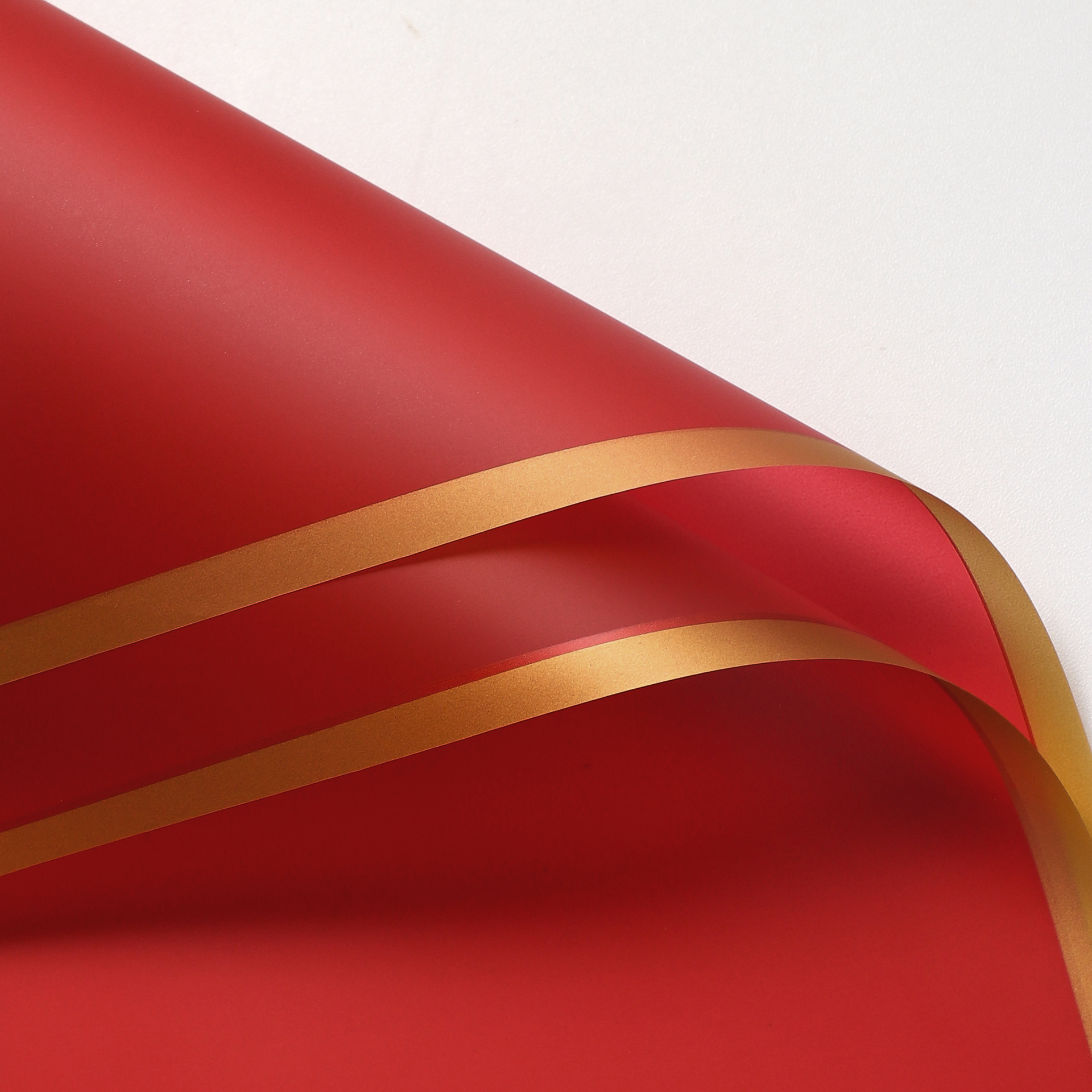 Lizhi Ran Phnom Penh Jelly Film Papel de embalaje de flores mate impermeable Paquete de material de ramo de flores 20 hojas