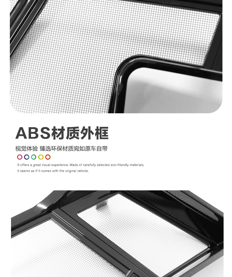 Suitable for BMW 5 Series/i5 front face water tank integrated insect net car exterior modification accessories