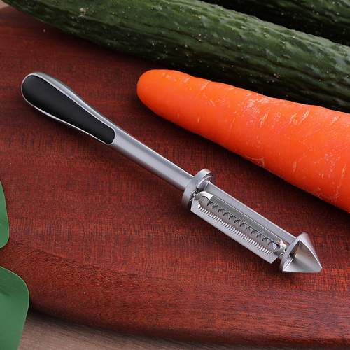 Manufacturer's new home-use peeling knife three-in-one multifunctional peeler scraper peeling knife melon planer