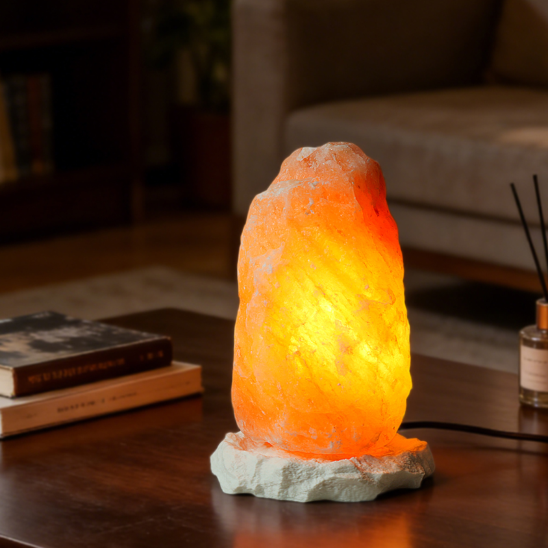 Himalayan Natural Salt Lamp, Mountain-Shaped, Wealth-Attracting, Everlasting Light, Suitable for Office and Bedroom, USB Rechargeable, Ambiance Night Light Himalayan Natural Salt Lamp, Mountain-Shaped, Wealth-Attracting, Everlasting Light, Suitable for Office and Bedroom, USB Rechargeable, Ambiance Night Light