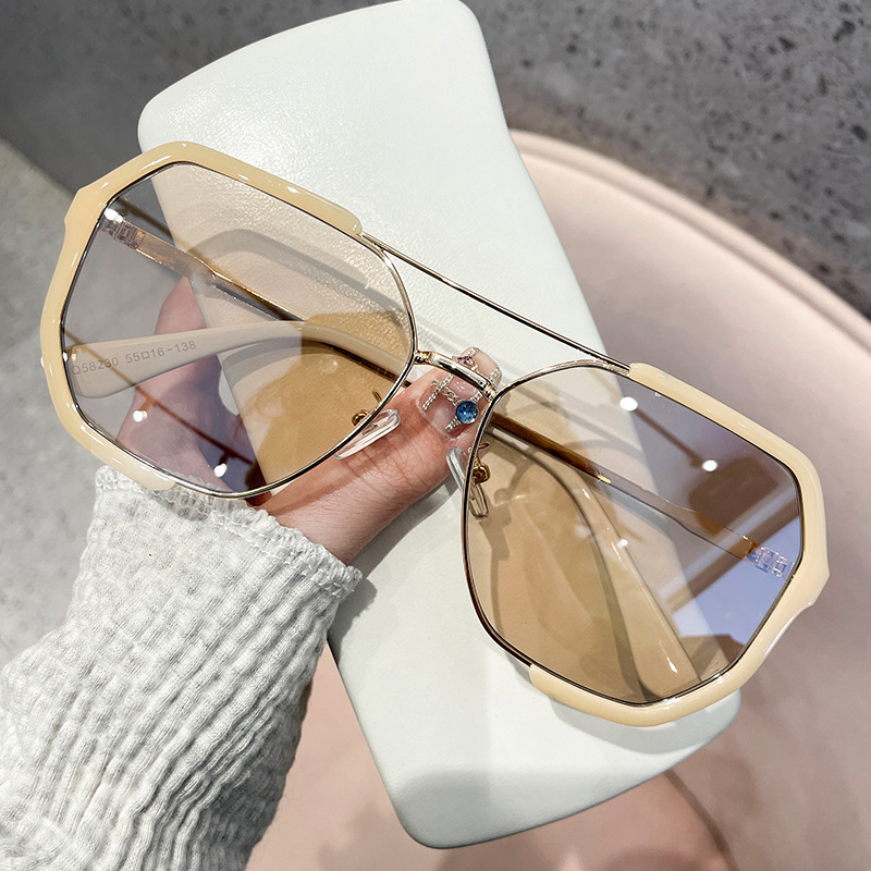 2023 New Large Frame Slim Sunglasses Sun...