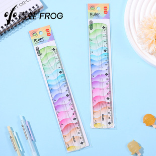 С����15 20 30cmֱ�ߝu׃ɫ��ɫ͸�����Ųʳ������Q���ľ�