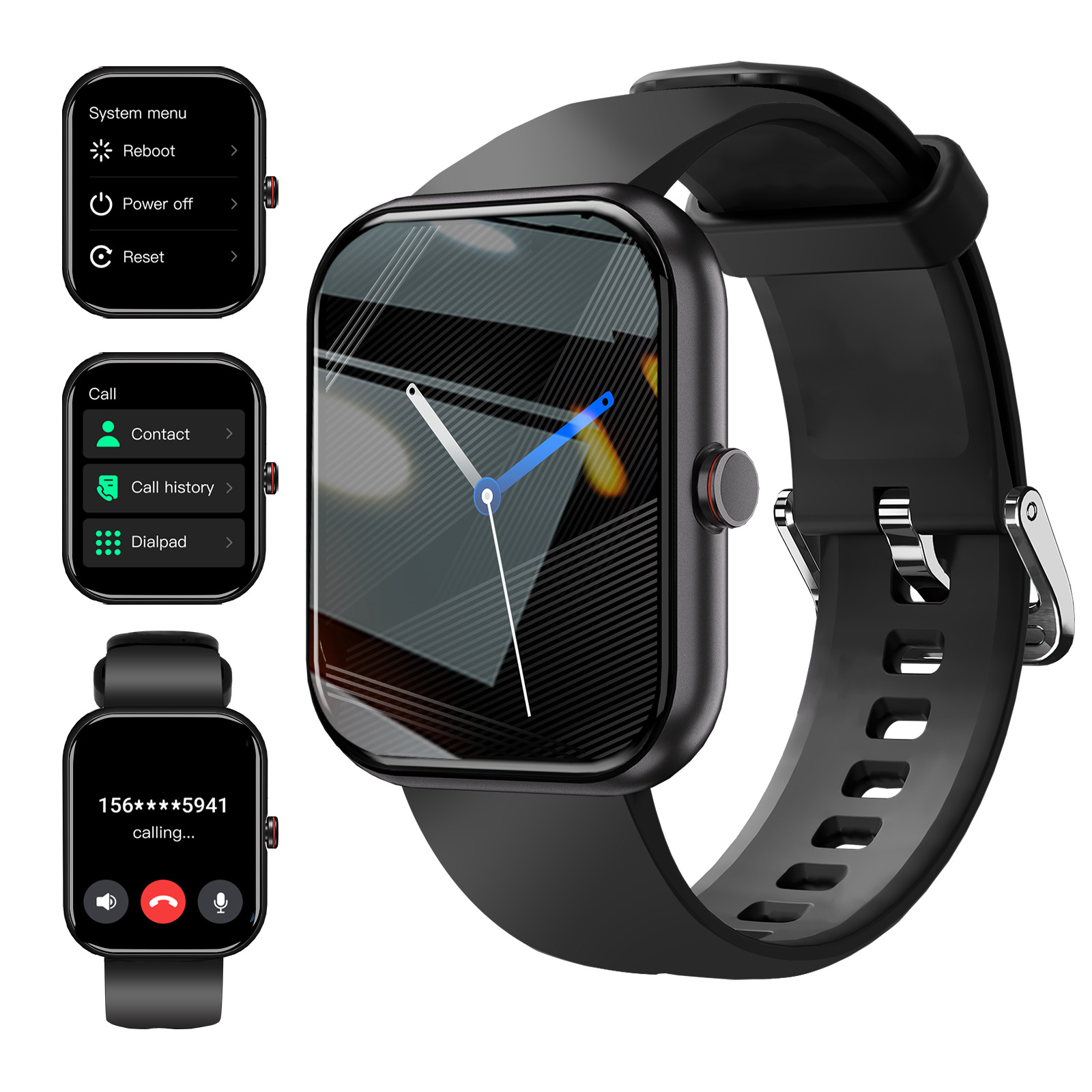 A221跨境新品智能手表-多功能運(yùn)動防水藍(lán)牙通話健康監(jiān)測手環(huán)批發(fā)