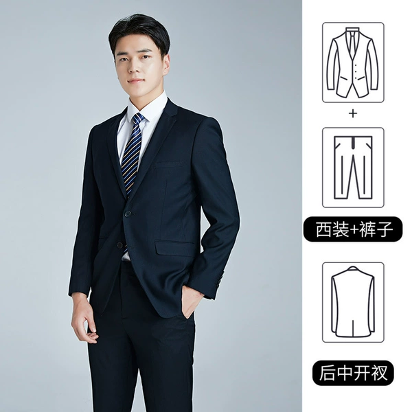 Black trousers, shirt
