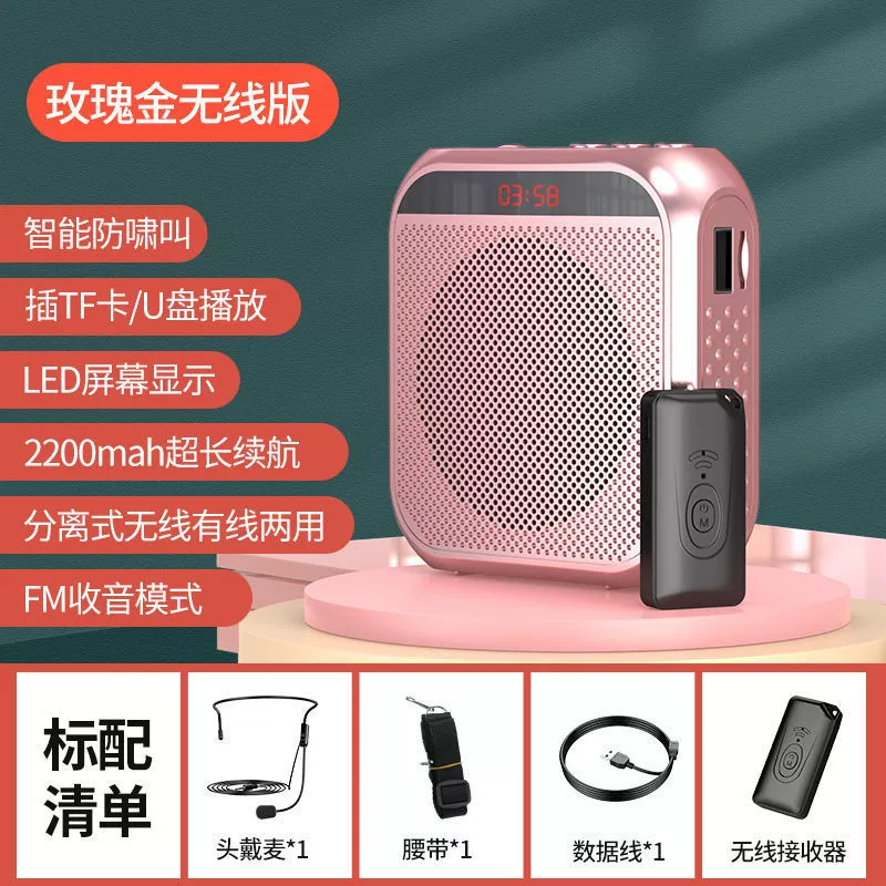 Nuoxing S17 bee loudspeaker teacher wireless headset multi -function large sound volume speaker player loudspeaker 1