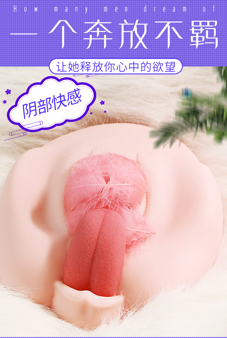 TPE Half-body Male Masturbator with Simulated Buttocks, Manual Insertable Adult Toy — detail image 6