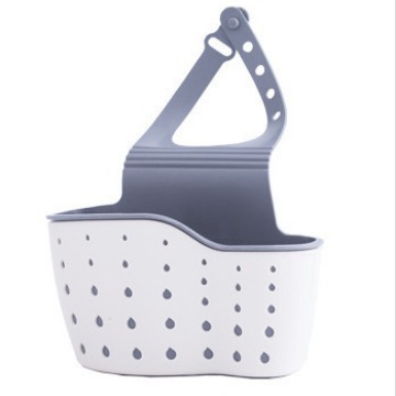 Cesta colgante de almacenamiento para grifo engrosada, bolsa colgante de almacenamiento para baño con broche ajustable, estante de almacenamiento para fregadero, venta al por mayor