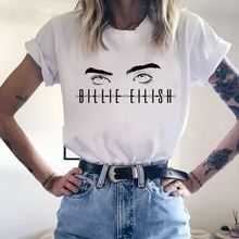 Plant Feather Print T-shirt 时尚卡通植物羽毛印花女士短袖T恤