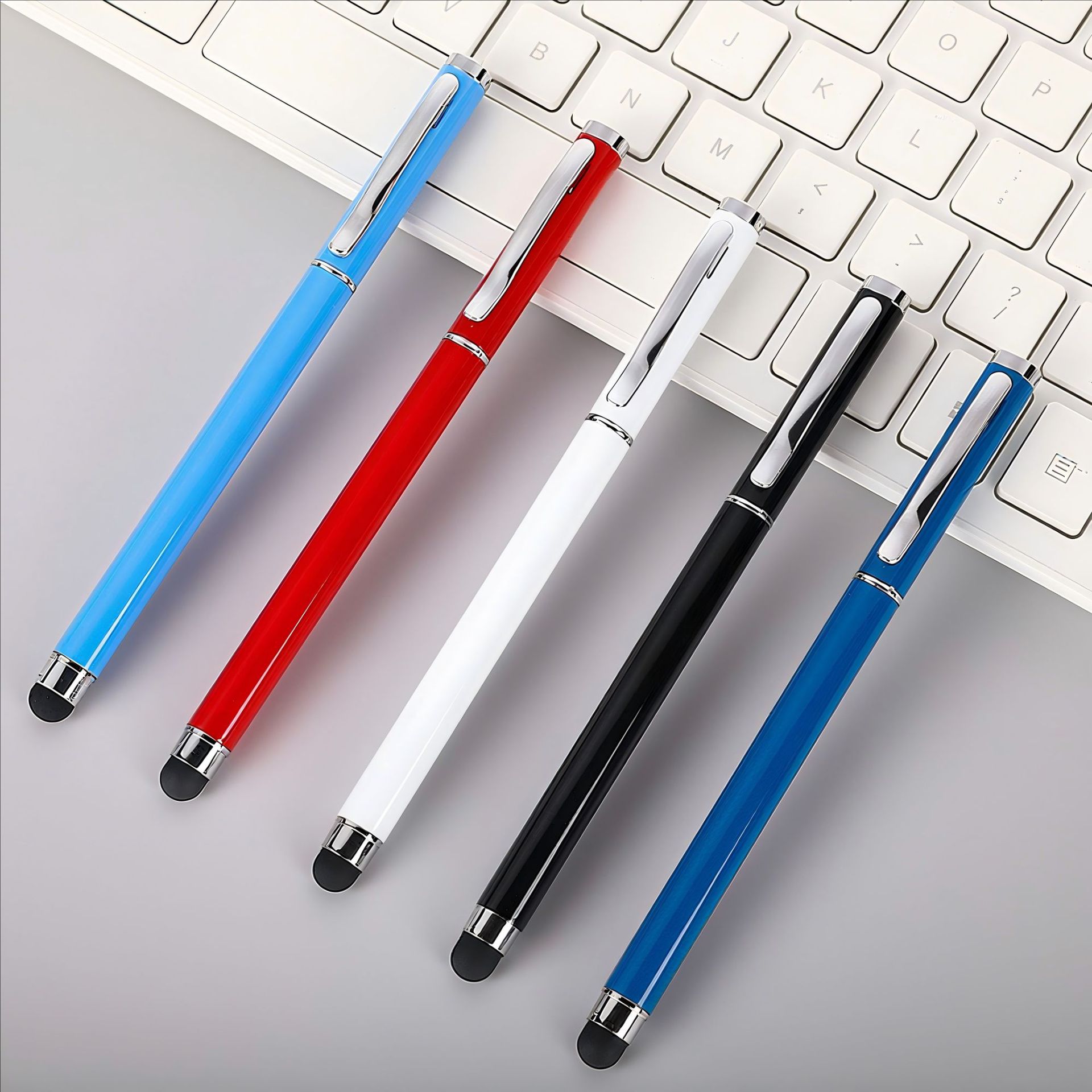 Business Signature Pen, Accessible Luxury and High-End, Customized Logo Touch Screen Capacitive Pen, Writing Dual-Purpose Ball Pen Metal Gift
