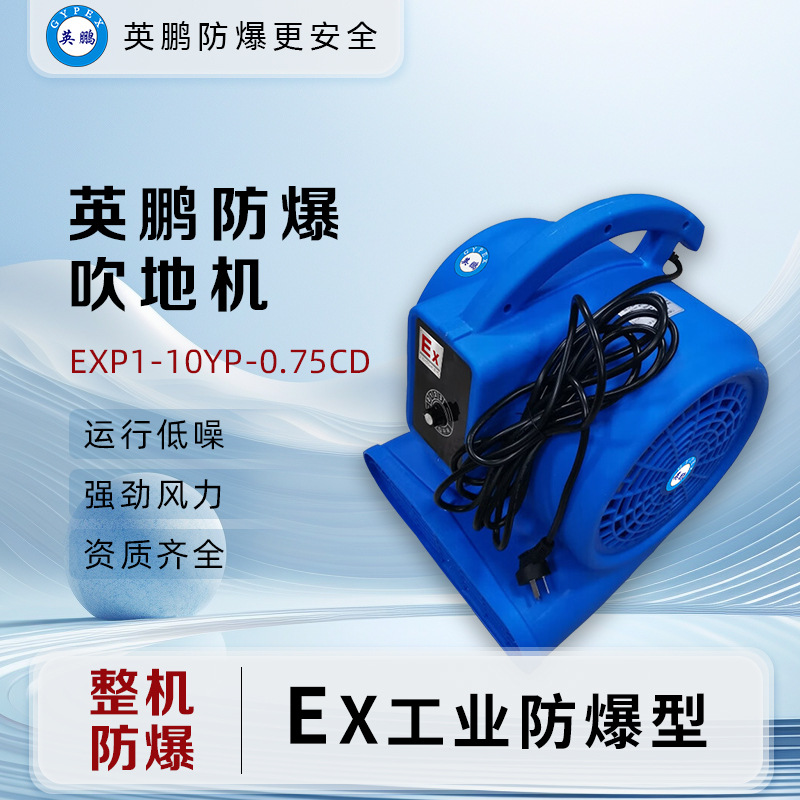 英鹏(GYPEX)防爆吹地机EXP1-10YP-0.75CD大功率化工厂工业车间