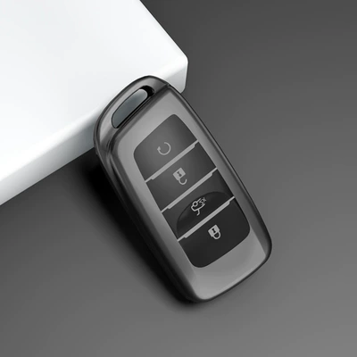 Changan Cs75 Key Cover Third – Car key bag - model-d-individual-key-cover-titanium-gray