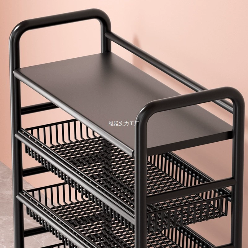 Кухонная стойка, напольная многослойная стойка для микроволновой печи, бытовая полка, стойка для горшков, корзина для овощей, тележка для хранения, стеллаж для хранения