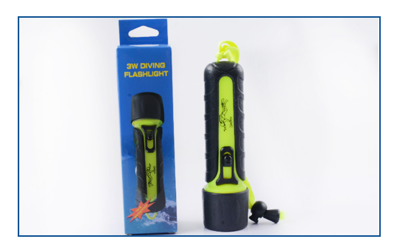 Joan Jingyang JY-502 Professional Diving Flashlight Outdoor Waterproof LED Flashlight Pack No.5 Battery Mini Lamp