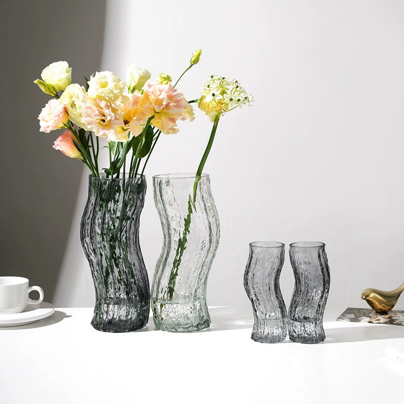 Творческие объятия Vase Hasels дом большая садовая стеклянная ваза для цветов бутылка цветов роза лилия сумка бутылки декор